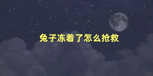 兔子冻着了怎么抢救