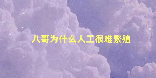 八哥为什么人工很难繁殖