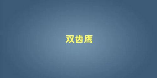 双齿鹰