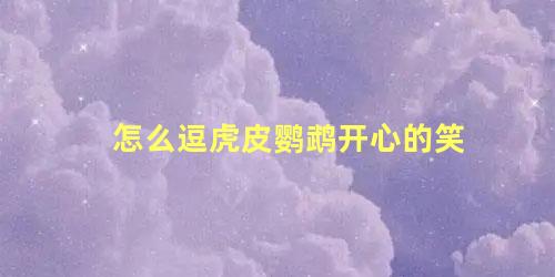 怎么逗虎皮鹦鹉开心的笑