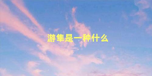 游隼是一种什么