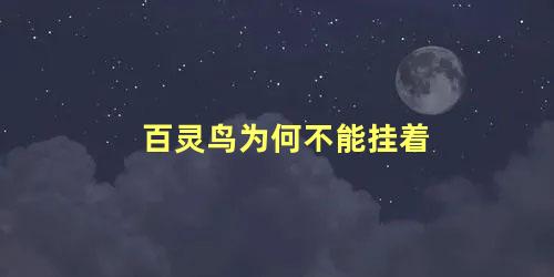 百灵鸟为何不能挂着