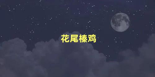 花尾榛鸡