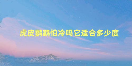 虎皮鹦鹉怕冷吗它适合多少度