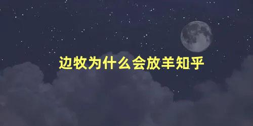 边牧为什么会放羊知乎