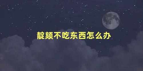 靛颏不吃东西怎么办